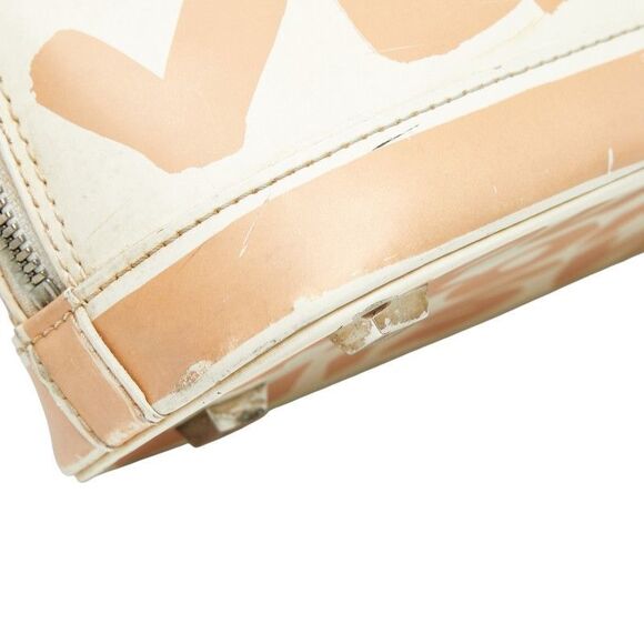 Louis Vuitton Monogram Graffiti Alma MM M92180 White Beige Leather Women Louis - Picture 5 of 10